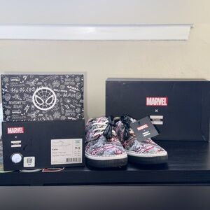 Toms X Marvel  Spider-Man Sneakers - Black, Red, and White